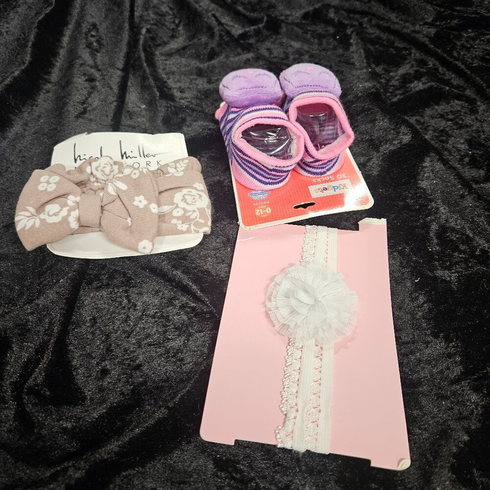 Baby headbands and 3D Socks